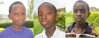 L-R: Dan Ntalindwa, Steven Shema, Sam Mugisha