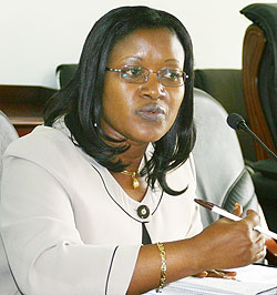Minister Monique Mukaruliza. The New Times / File.
