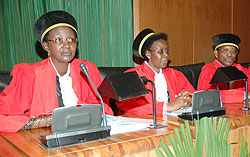 Supreme Court judges have a backlog of 5000 cases to dispose of. The New Times / File.