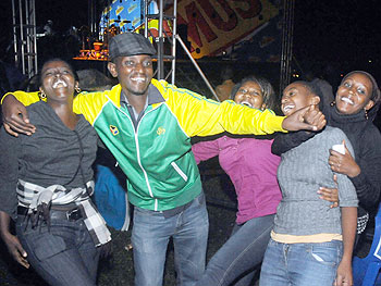Celebrating the New Year in style! All photos by Timothy Kisambira.