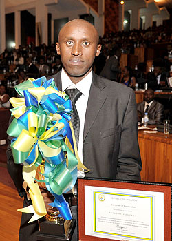 Nyamasheke Mayor Jean Baptiste Habyarimana led a delegation to Ngoma District. The New Times / File