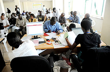 Business registration at RDB.The institution has put in place reforms that have eased of doing business. The NewTimes / File.