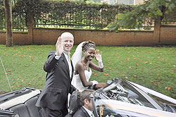 Newly weds, Liza Kamikazi and David Wald. Net photo.