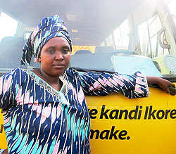 Ernestine Mukagihana, Bus driver.