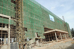 The Marriot Hotel under construction in Kigali. The grading of hotels will be conducted annually according to RDB. The New Times / File.