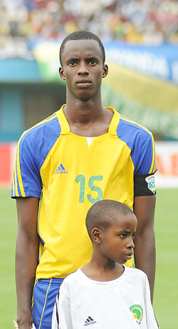 Faustin Usengimana captained Rwanda at last year's CAF U-17 tournament. The center-back is expected to play a part in tomorrow Sunday's Peace Cup clash between Isonga and APR. The New Times / File