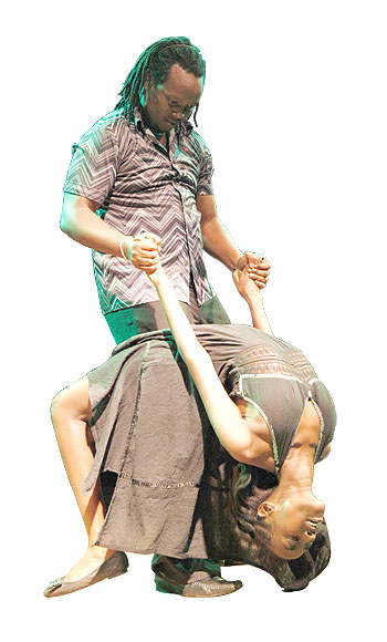 Salsa dancers were also on stage to mesmerise the crowd.