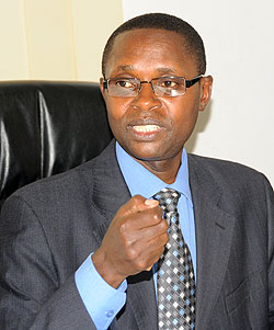 State Minister Mathias Harebamungu
