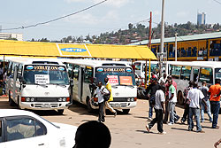 Public transport companies that will be identified as most accidents prone will be stopped from operating. The New Times / File.