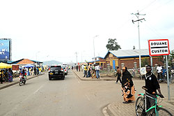 A street near the Petite barrier  in Rubavu town
