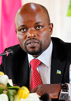 Youth Minister Jean Philbert Nsengimana