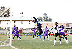 Faty Papy's header was crucial for APR as they thrashed La Jeunesse in PNFL yesterday at Mumena stadium. 