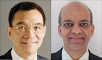 L-R:Justin Yifu Lin and Apurva Sanghi 