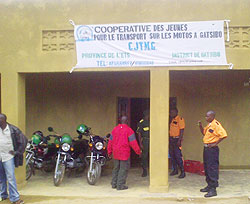 The offices of CJTMG, a youth cooperative  in Gatsibo District. The cooperative has helped transform the lives of the youth in the district. The New Times / D. Ngabonziza.