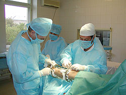 Doctors carry out an operation on a patient. Any error could be fatal or life changing. Net Photo