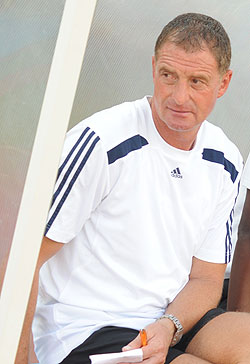APR coach Ernie Brandts hailed his team following their return to the top of the league table. The New Times / File