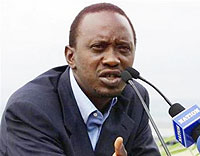 CHARGES CONFIMED: Kenya's Deputy Premier Uhuru Kenyatta