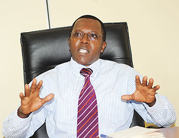 Robert Mathu, Executive Director, Capital Markets Authority. The New Times / J. Mbanda