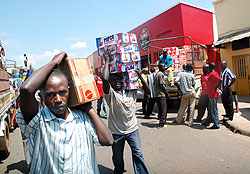 A busy commercial area in Kigali. Removal of trade barriers will boost economy. The New Times, File.