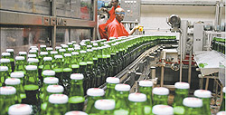 Brasserie Des Mille Collines's Skol production plant. The New Times / File 