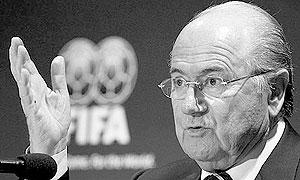 Fifa President Sepp Blatter. Net photo.