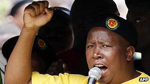 Julius Malema is a hugely divisive figure in South Africa after a series of controversial statements