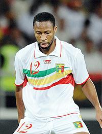 Mali's Seydou Kieta scored the winning penalty last night to set-up a semi-final clash with Ivory Coast