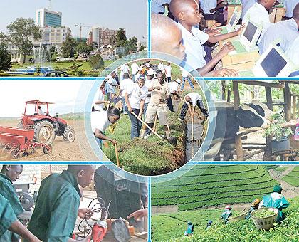 An estimated one million Rwandans have beaten the poverty trap over the last five years, thanks to various participatory, homegrown initiatives. The New Times/Courtesy. 