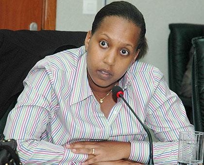 Finance and Economic Planning Permanent Secretary Pichette Kampeta Sayinzoga. The New Times / File.