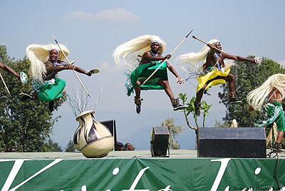 Rwanda's intore dancers exhibiting the country's cultural values. The NewTimes / File