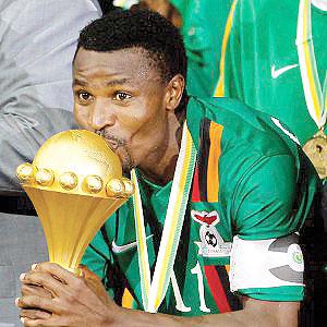 Zambia captain Christopher Katongo. Net photo.