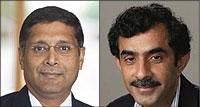 L-R: Arvind Subramanian, Devesh Kapur