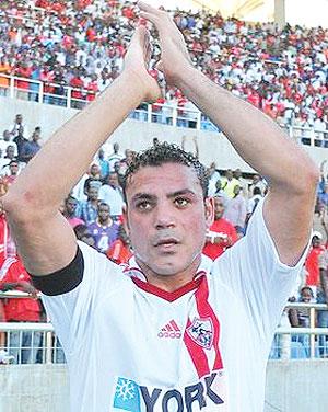 Amr Zaki equalised for Zamalek on Saturday. Net photo.