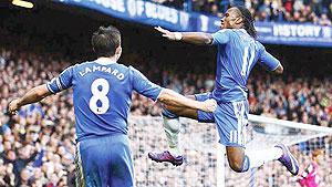 Luiz, Drogba and Lampard all scored as Chelsea secured a much-needed 3-0 win over Bolton following the Blues' disappointing Champions League defeat in Naples