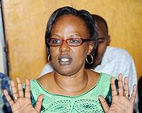 Yvonne Kayiteshonga, the Director of the Psychosocial Consultation Centre.