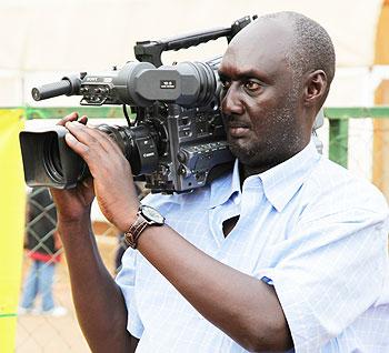 Valence Rwamukwaya, has worked with Rwanda Television since its establishment in 1994.  The New Times /  D. Umutesi