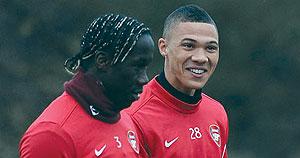 Sagna and Gibbs are back in the side after recovering from injury.