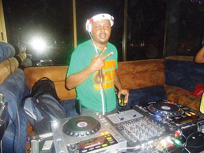 DJ Creme Poses for our Cameras at Club Galaxy
