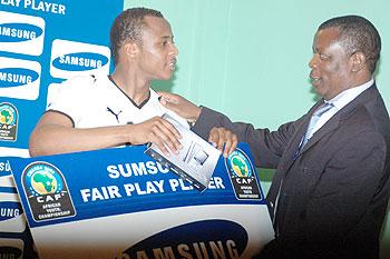 Dede Ayew (L) will be leading Marseilleu2019s attack. The New Times, File.