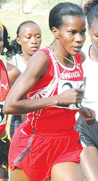 Rwandau2019s hopes in Rome lay in 30-year old Epiphanie Nyirabarame. The New Times/File.