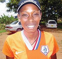 AS Kigali coach Grace Nyinawumuntu.