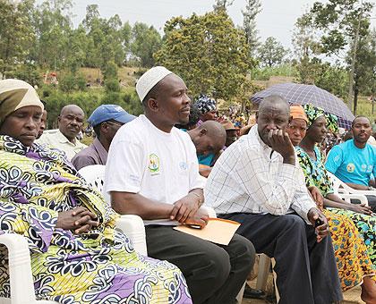 Participants during the World Refugees Day in Kibuye last year. The New Times / File.