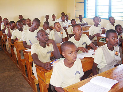 Students in a class. The New Times / File.