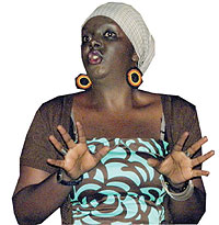 Bralirwau2019s  Alyce Akineza, launches her great sense of humour.