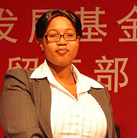 Deputy Minister of South African Trade and Industry Elizabeth Thabethe.