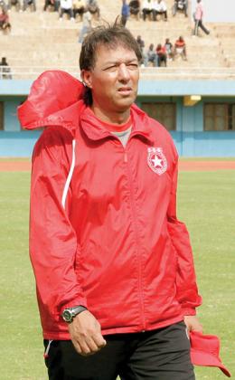 Bernd Krauss was sacked by Tunisiau2019s Etoile du Sahel after the teamu2019s 0-0 draw against APR last weekend. The New Times/T. Kisambira.