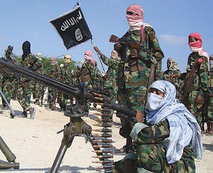 Al Shabaab fighters pose new threat to the capital. Net photo.