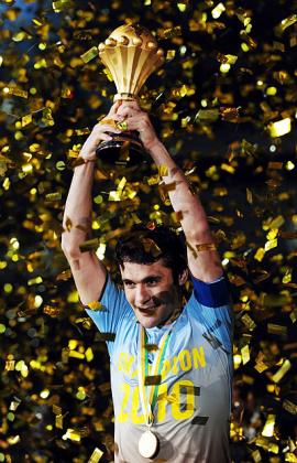 FULFILLED GOALS; Ahmed Hassan. Net photo.