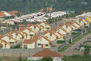 An estate in Kigali. The city says it wants to solve the problem of housing shortage. The New Times / File.