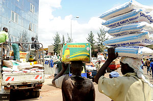 Business activities in Kigali. Business is said to be booming in EAC. The New Times / John Mbanda.
